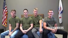 Reproduzir Militares querendo foder todo mundo em um grupo, uuf!