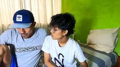Play Gay nephew confesses his condition and they open his orifices