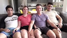 Play Bisexuals make a black kiss fucking a female