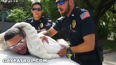 Play Catch two haughty policemen and fuck with them