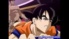 Reproducir Son goku encuentra dragon ball y se lo follan por el culo