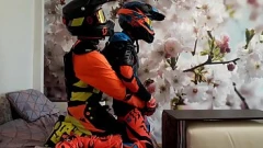 Play Hot Biker Masturbation After Intense Motocross Session