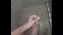Play Fresh Latino Hunk Camilo Brown Showering His Big Uncut Cock