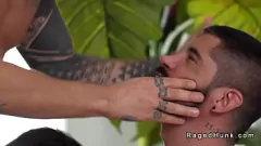 Play Muscular Gay Threesome: Lobo Carreira, Justin Jett & Alex Ink
