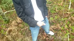 Play Gay Amateur Masturbation in the Woods: Cumshot and Cock Action